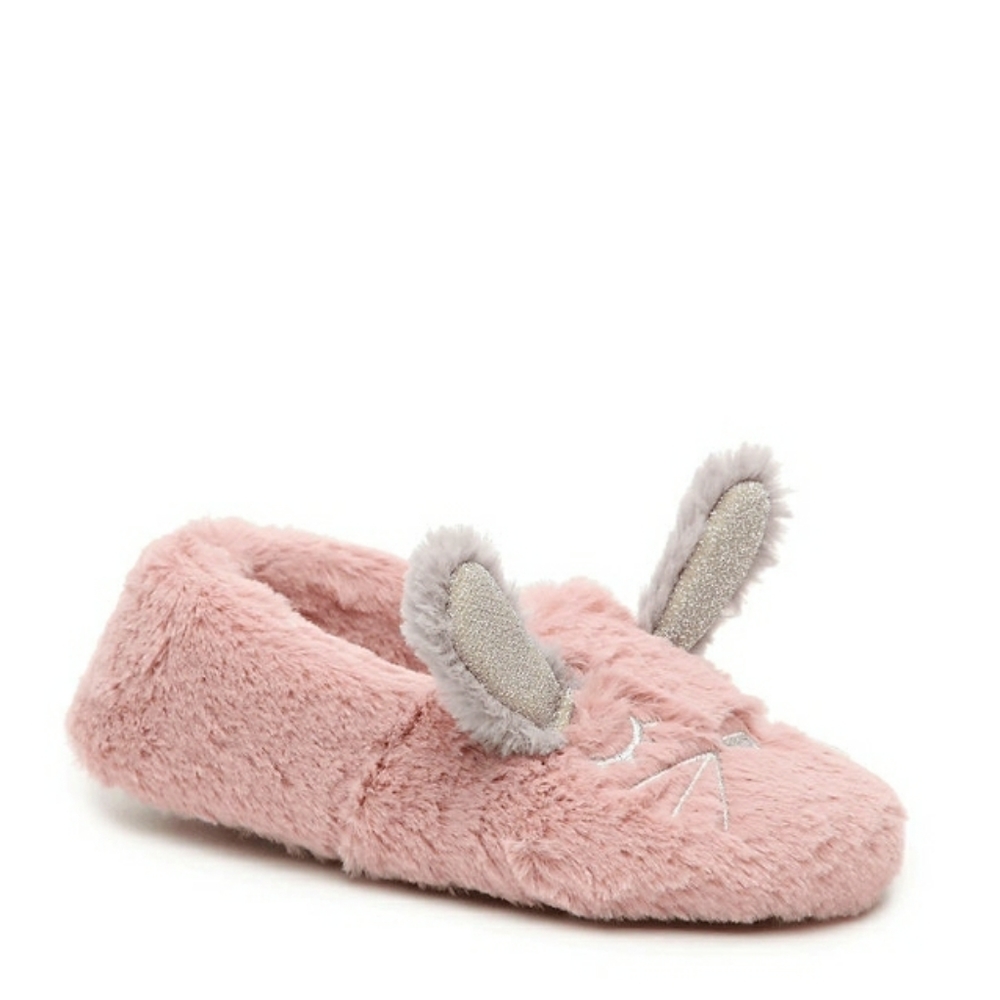 NEW Pink Fluffy Bunny Slippers